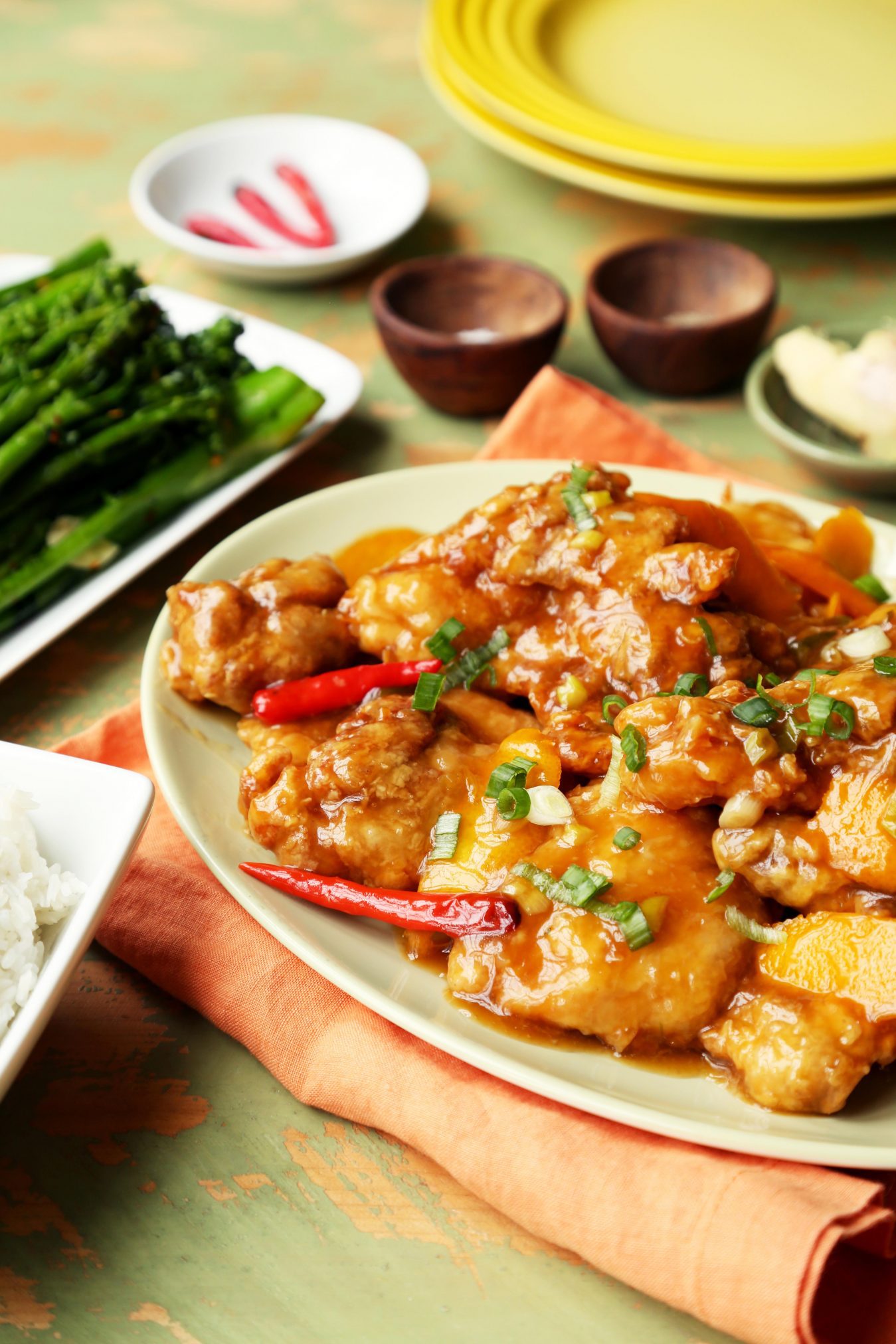 Orange Chicken Thighs - Jonathan Melendez