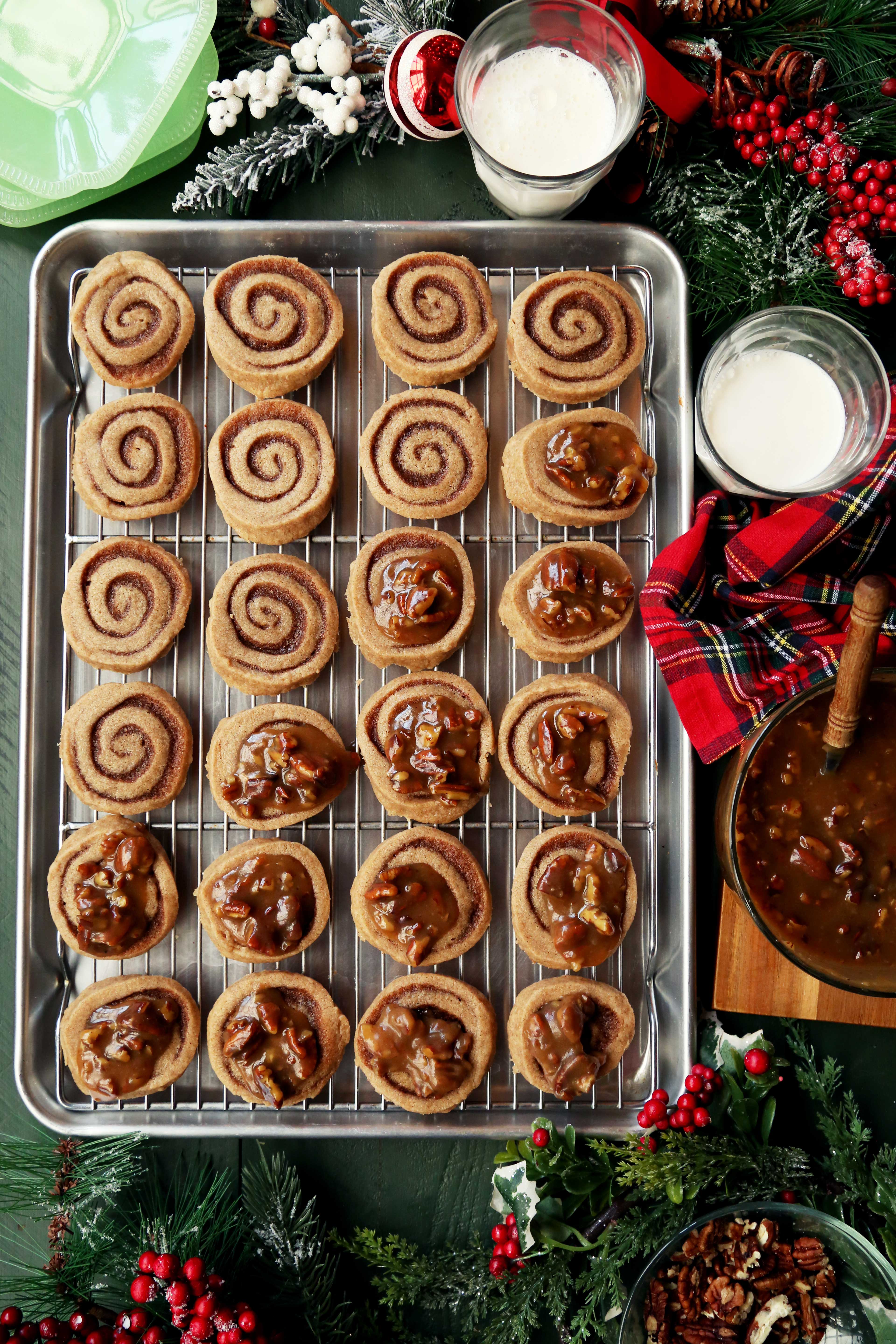 Pecan Sticky Bun Cookies
