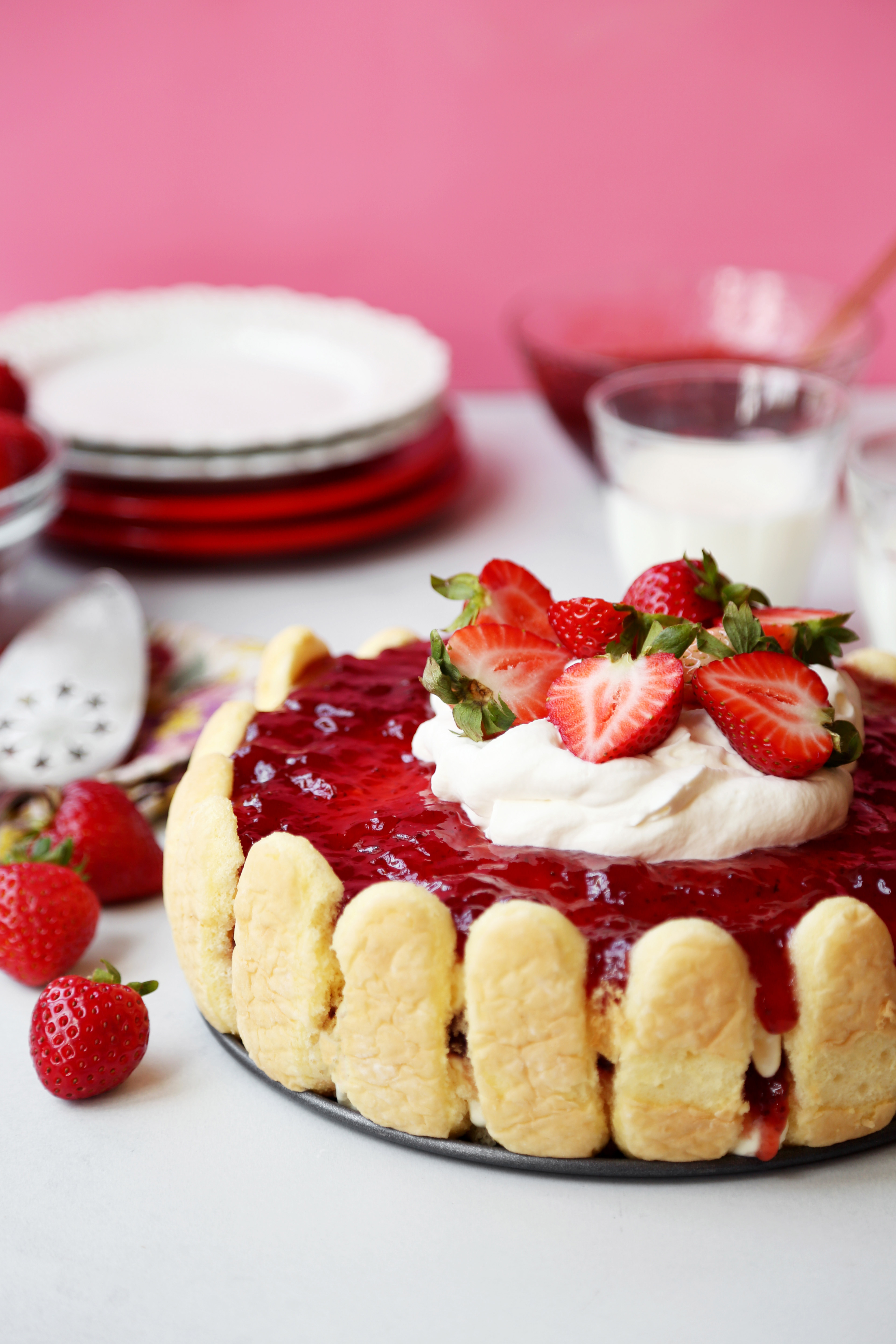 Vintage Strawberry Cheese Treat