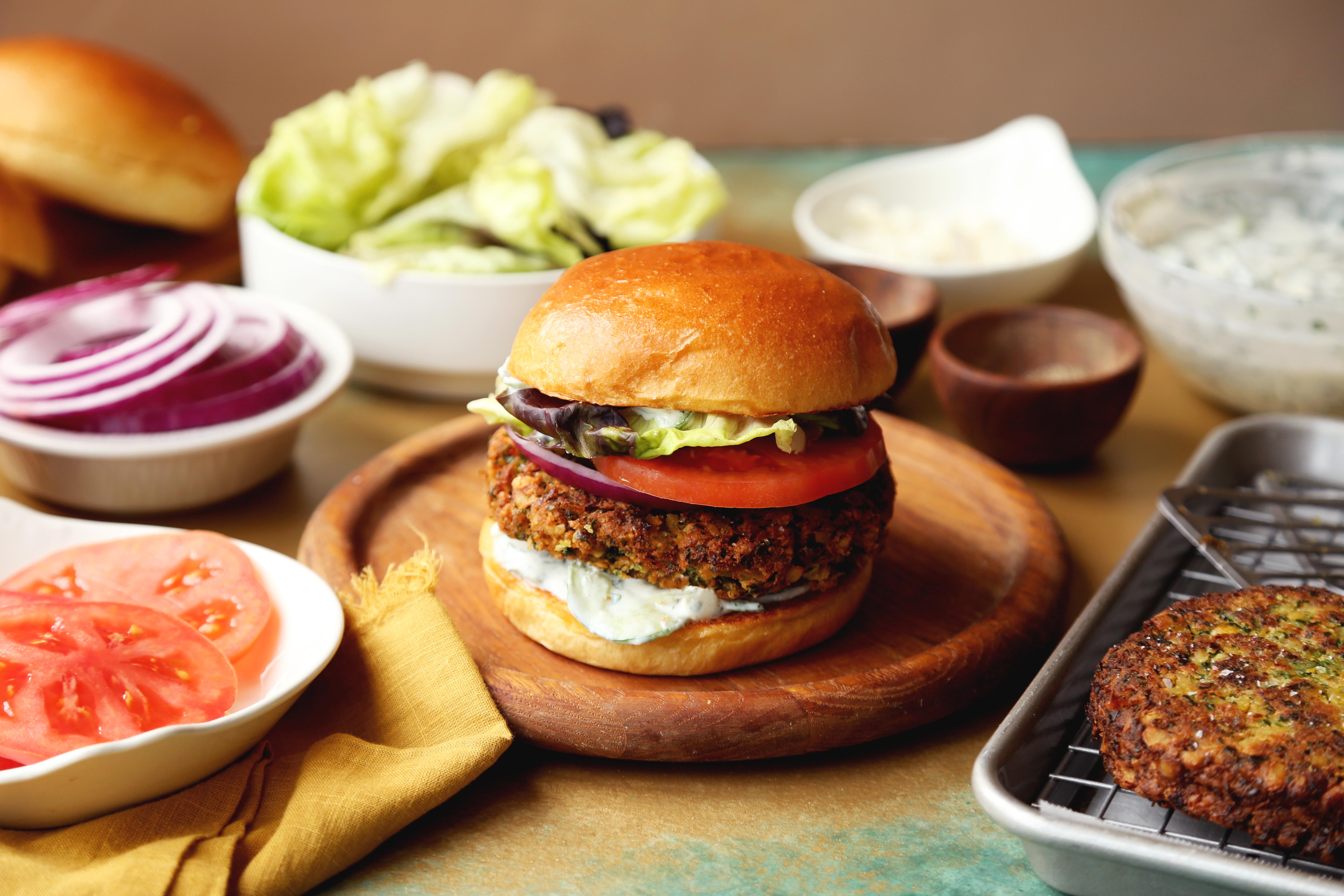 Falafel Burgers - The Candid Appetite