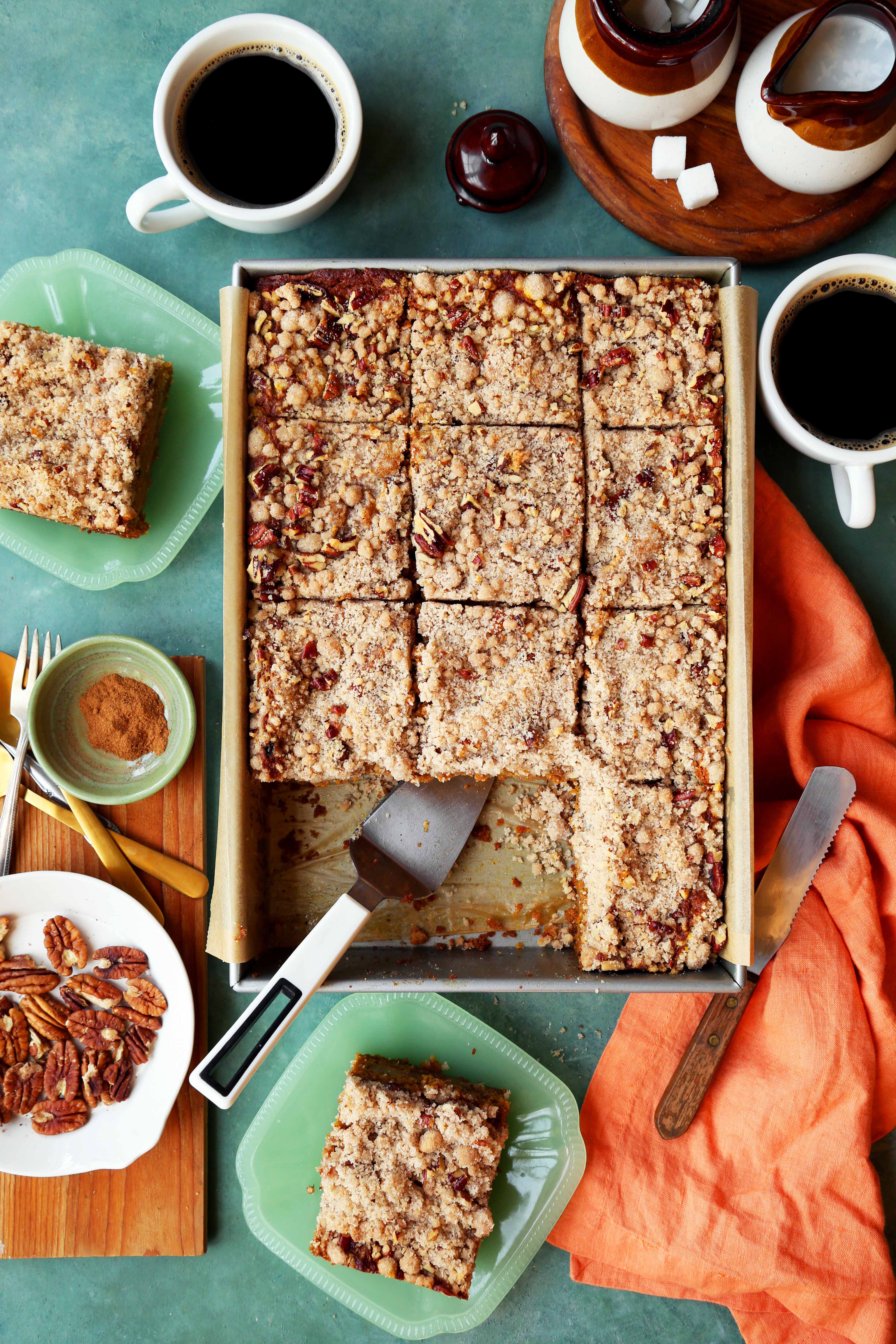 Pumpkin Apple Coffee Cake