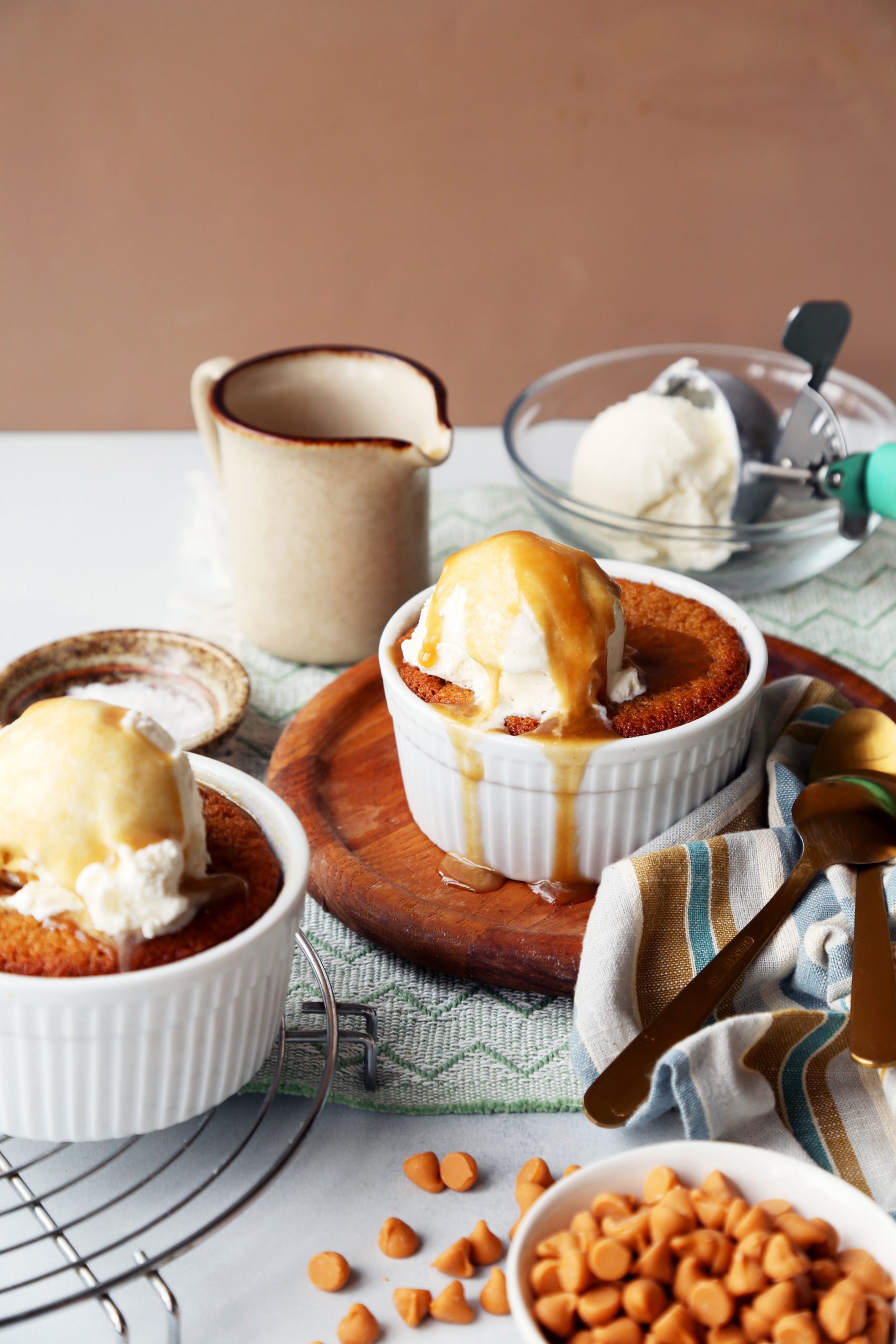 Butterscotch Cake for Two