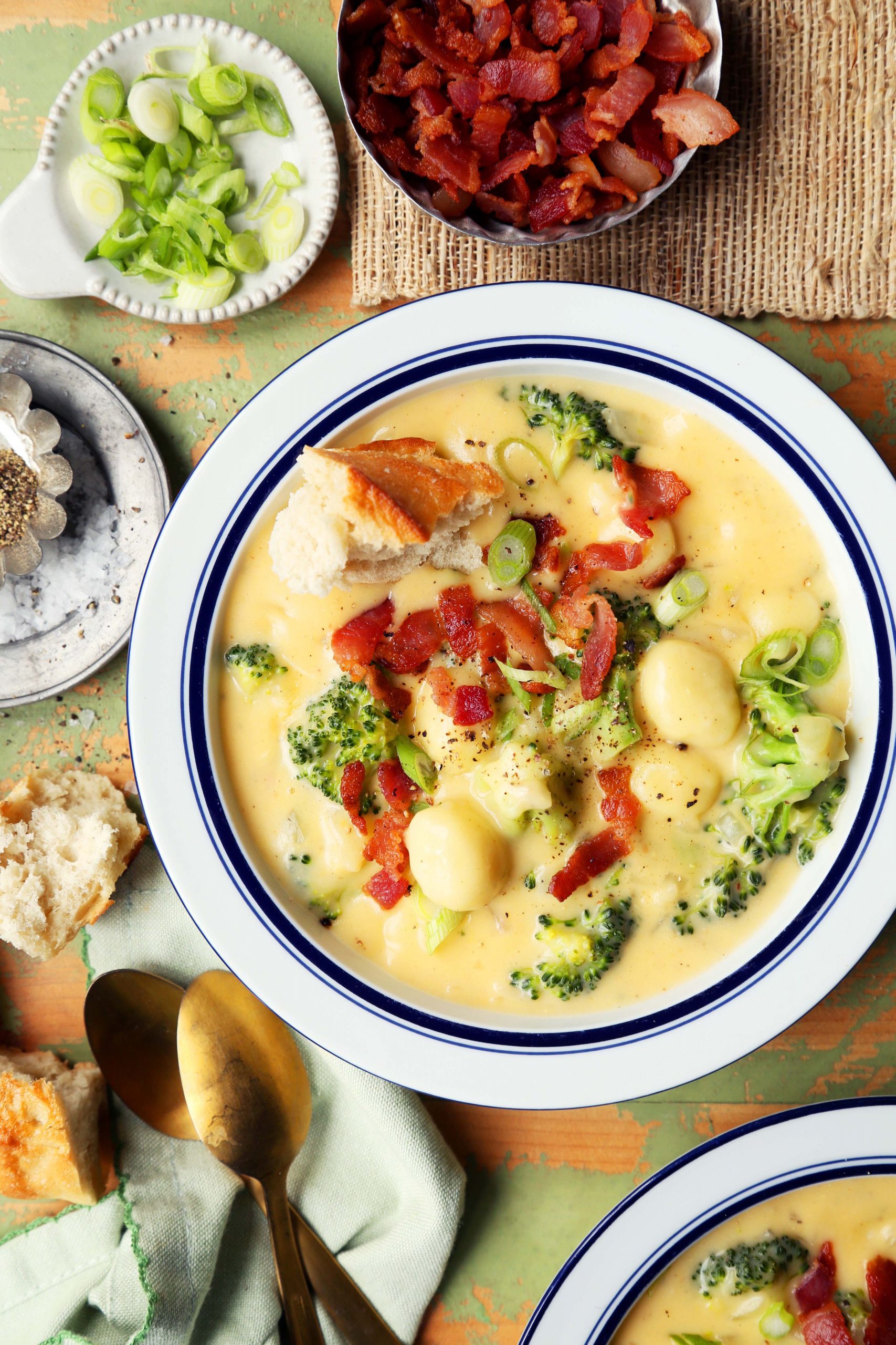 Gnocchi Broccoli Cheddar Soup