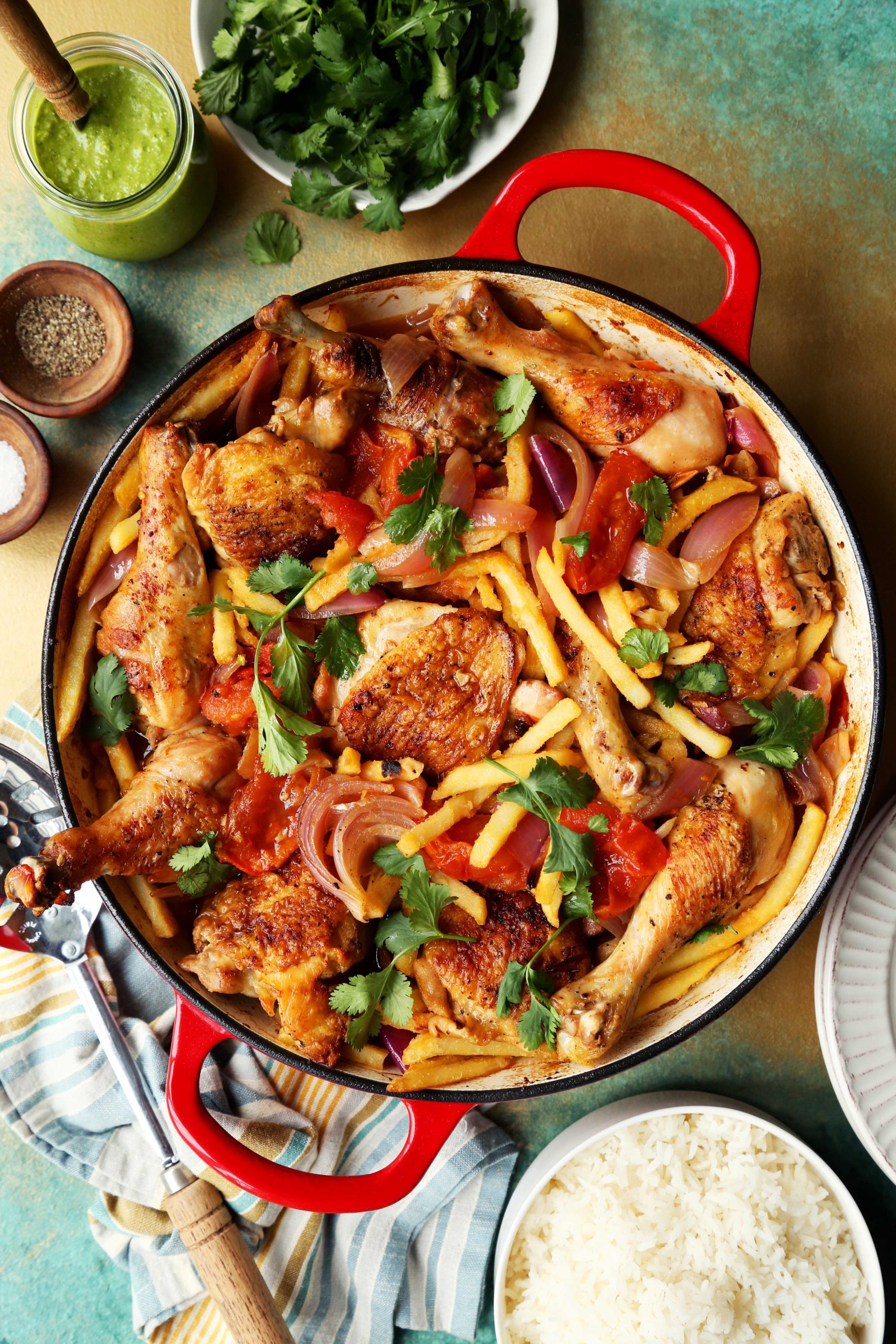 Baked Pollo Saltado