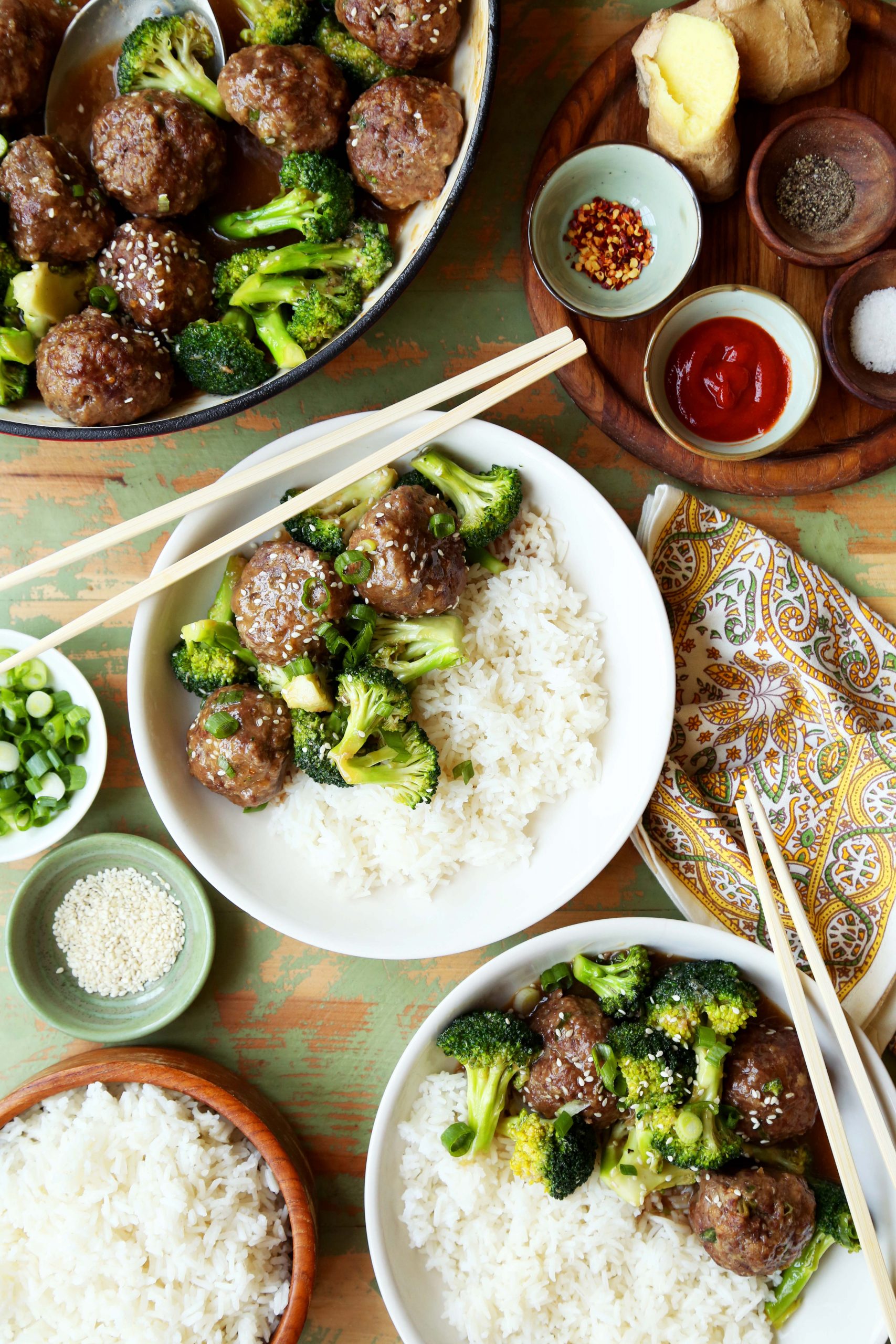 Meatball Beef and Broccoli