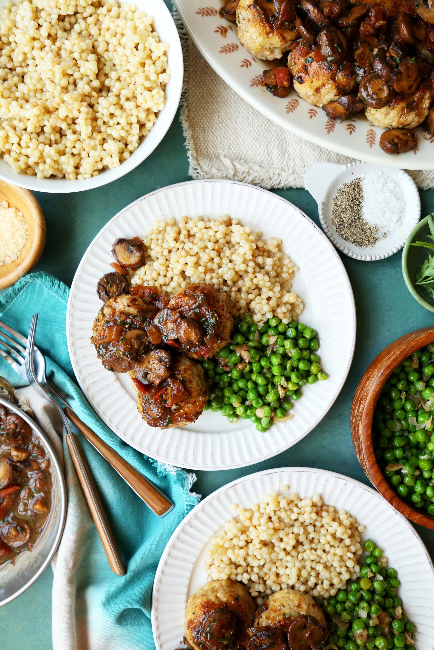 Chicken Chasseur Meatballs