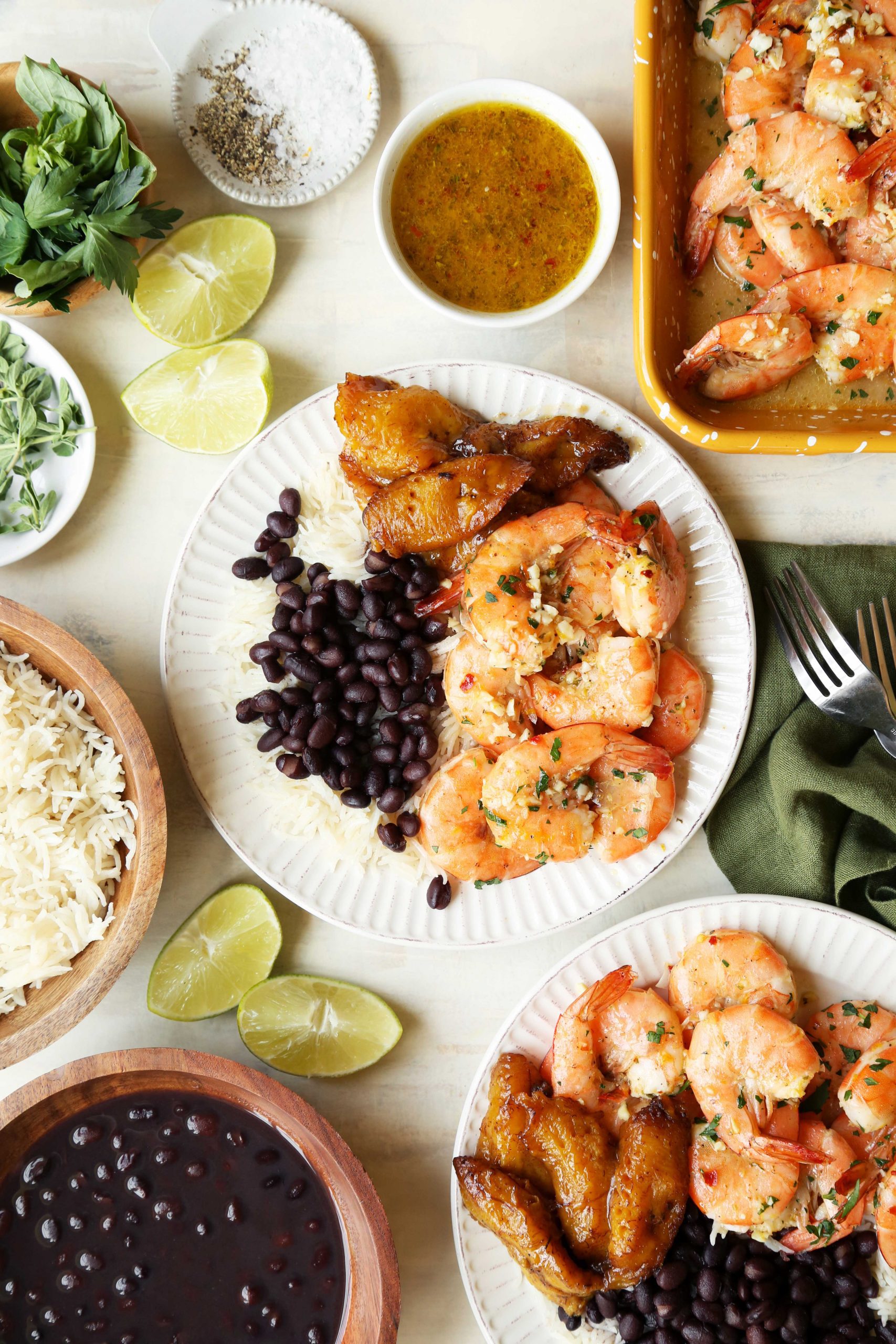 Roasted Cuban Mojo Shrimp