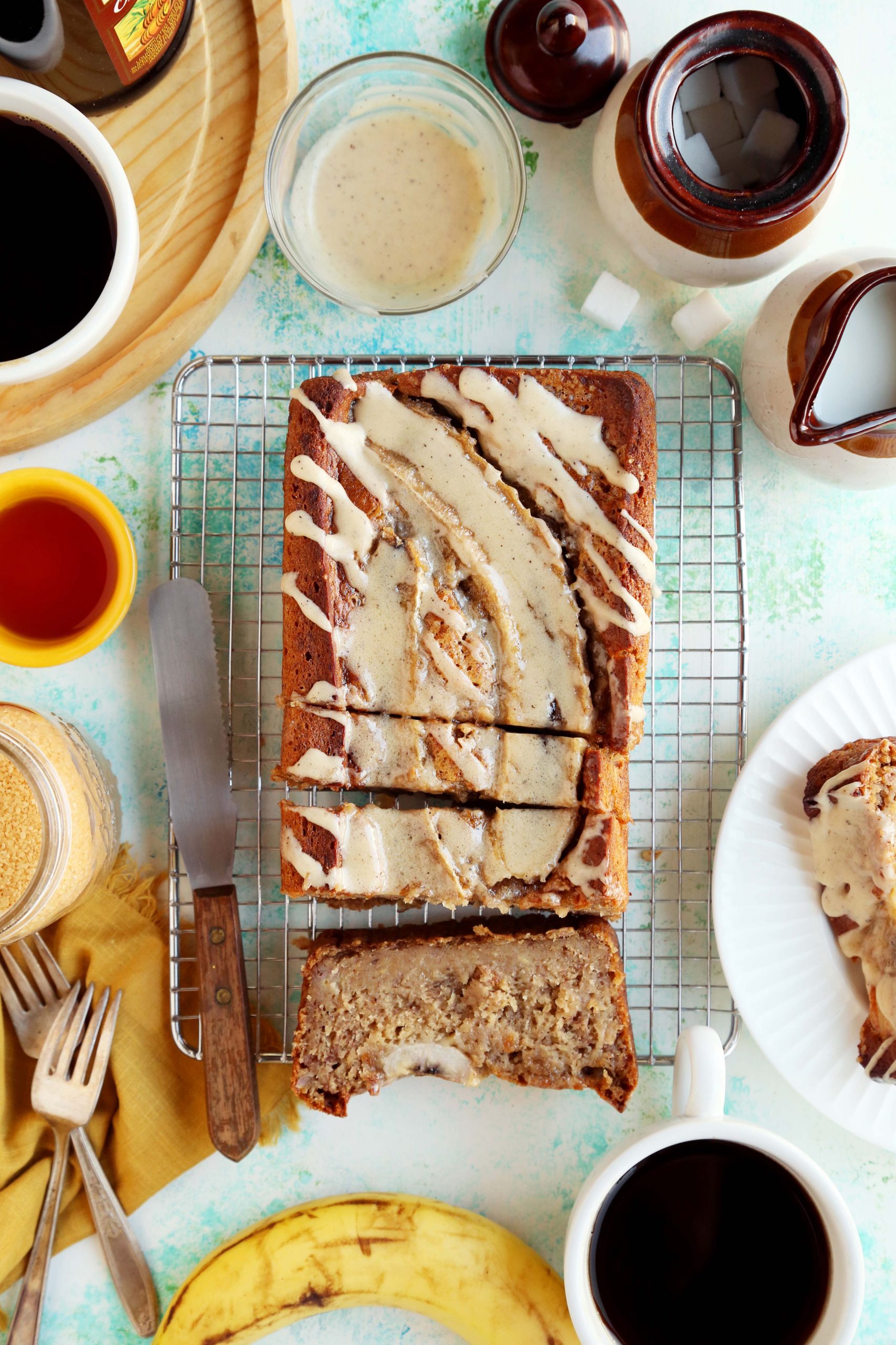 Bananas Foster Bread