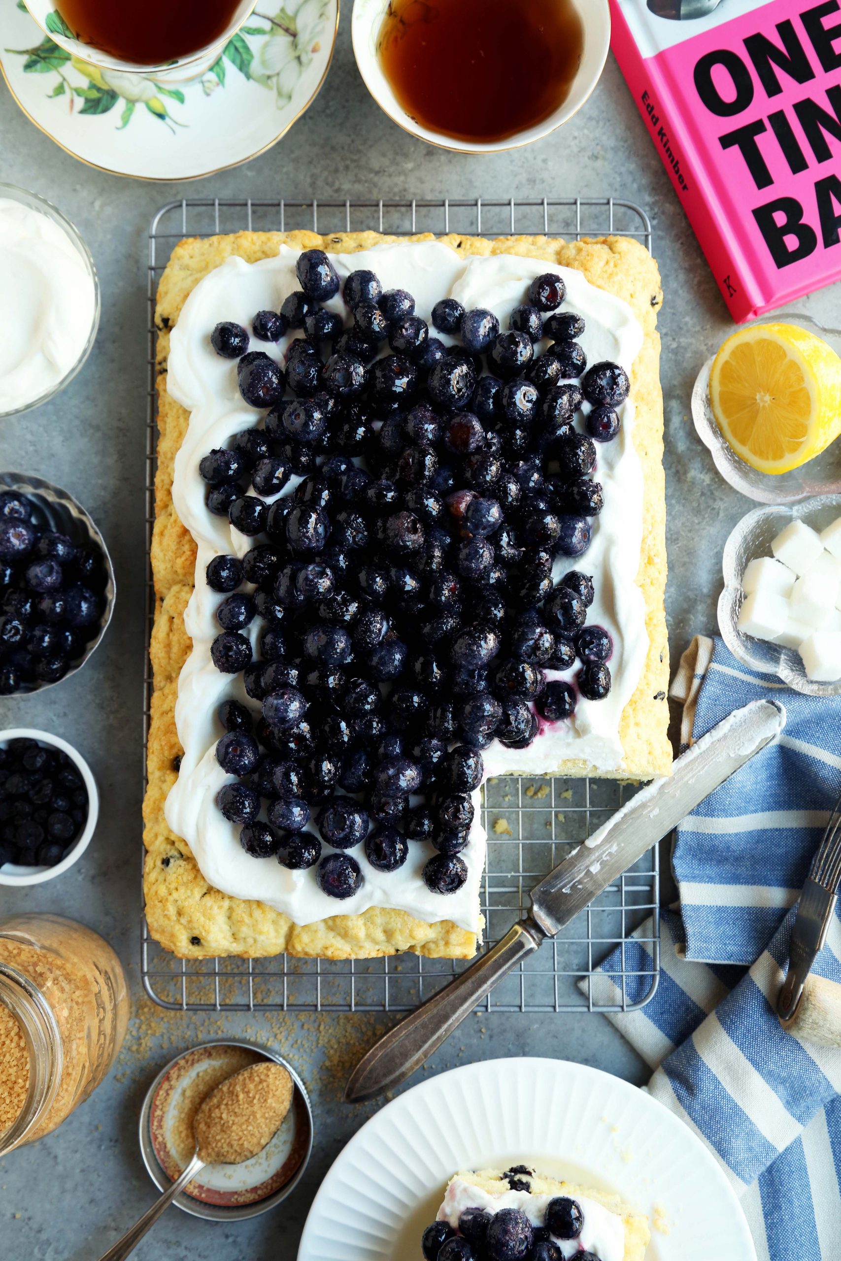 Blueberry Slab Scone
