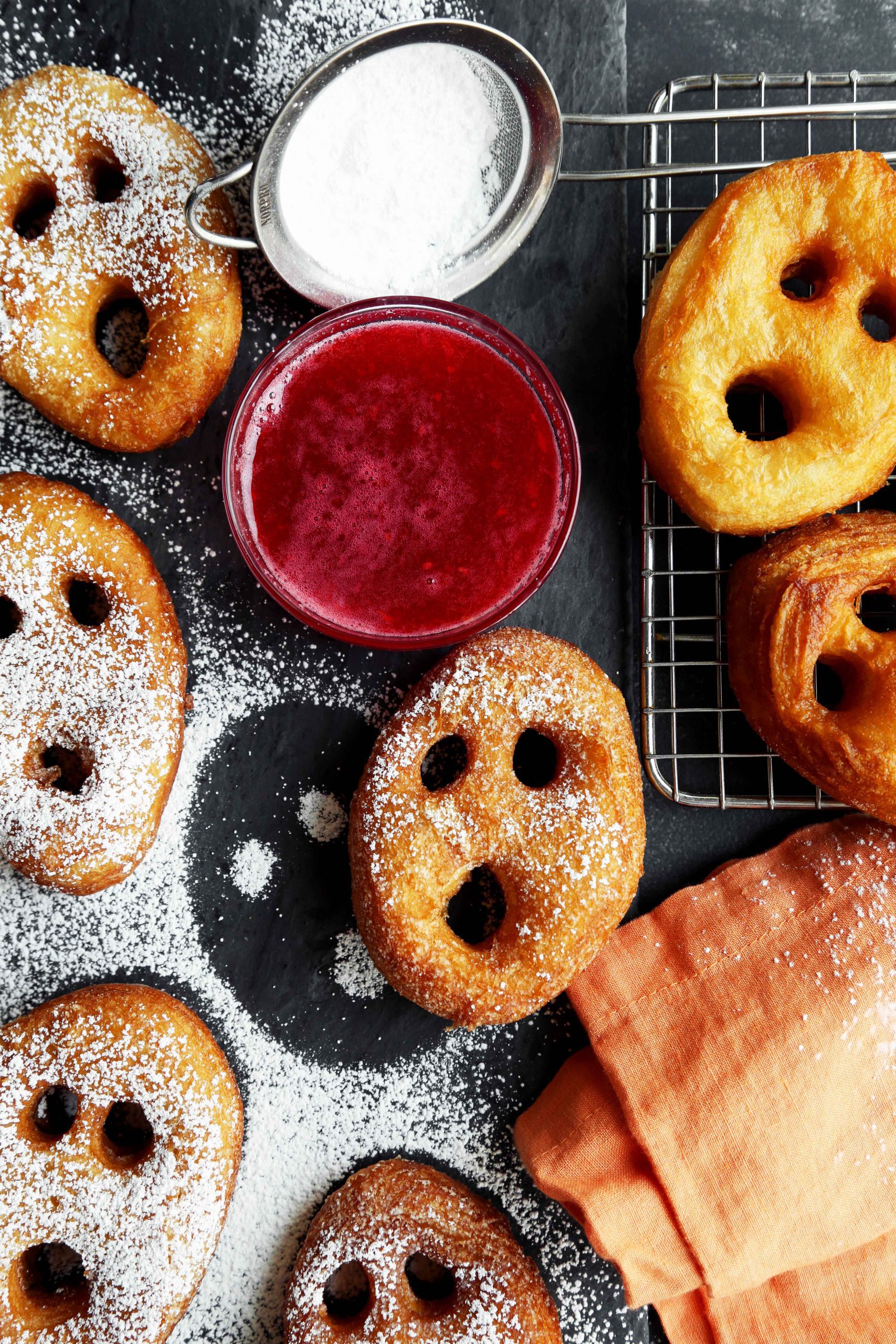 Halloween Ghost Doughnuts