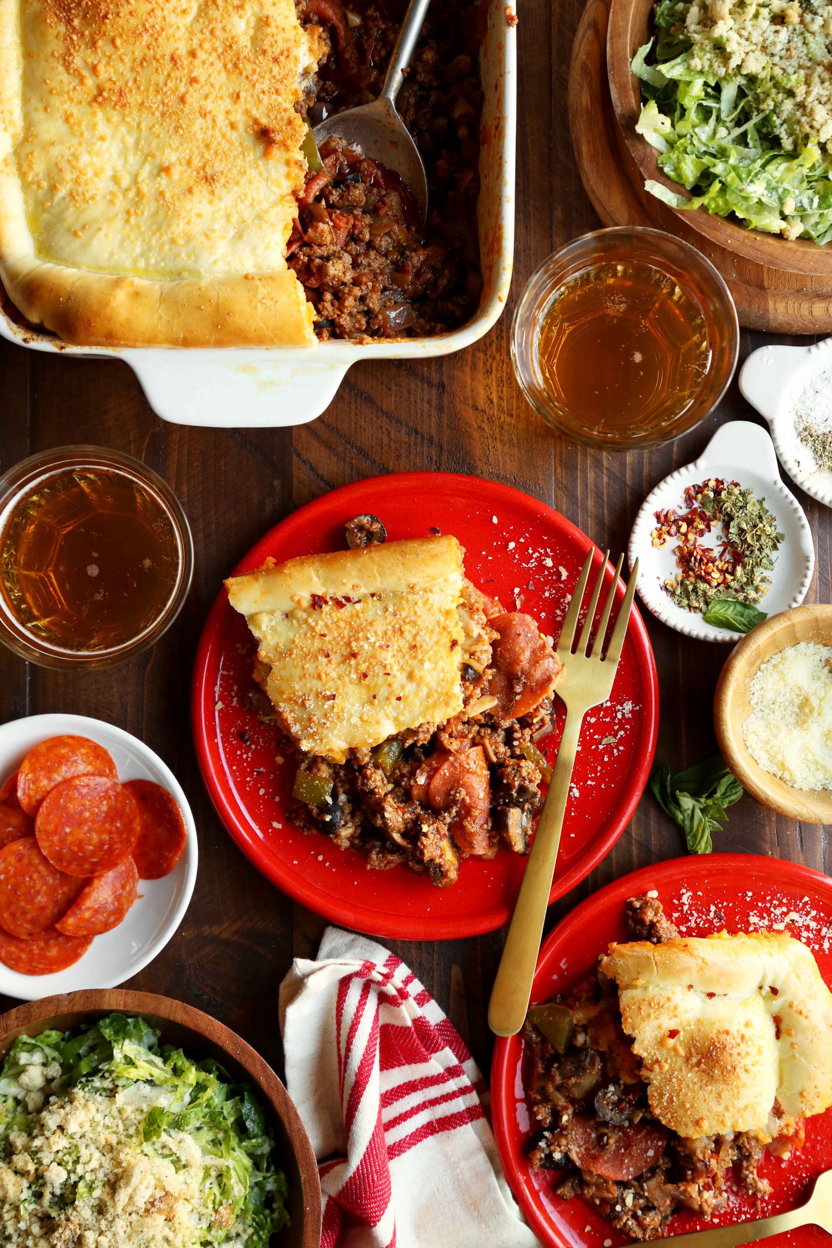 Supreme Pizza Pot Pie