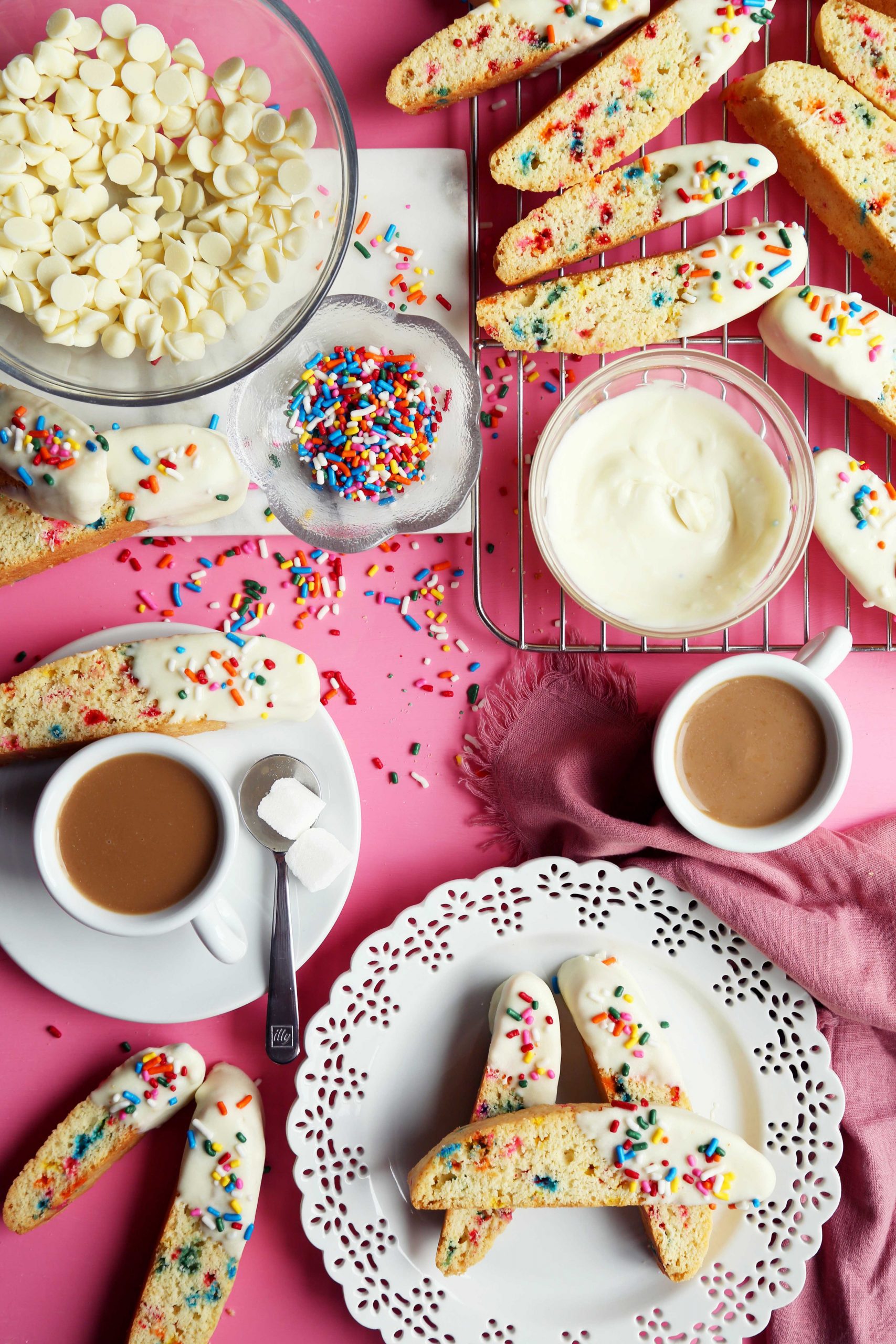 Birthday Cake Biscotti