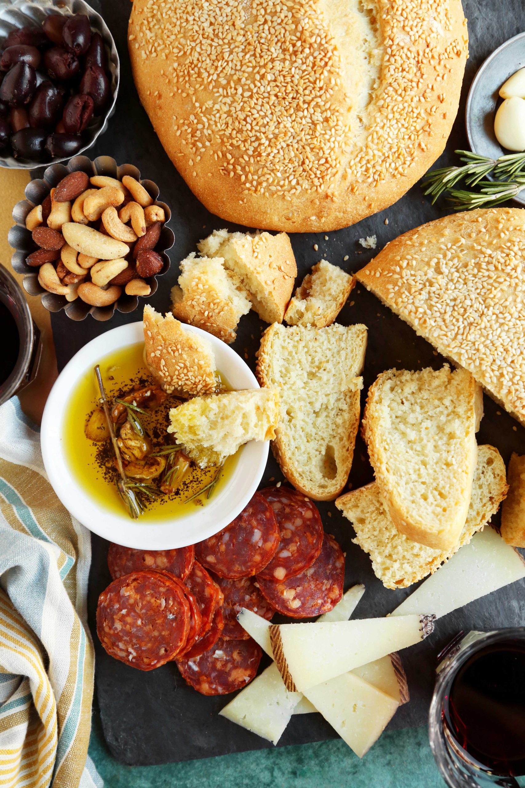 Rustic Italian Sesame Bread