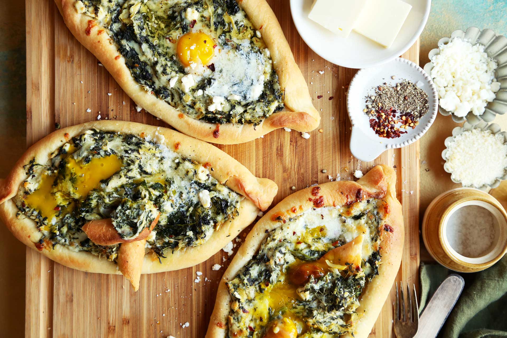 Spinach Artichoke Khachapuri