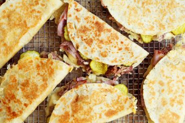 Cuban Sandwich Quesadillas