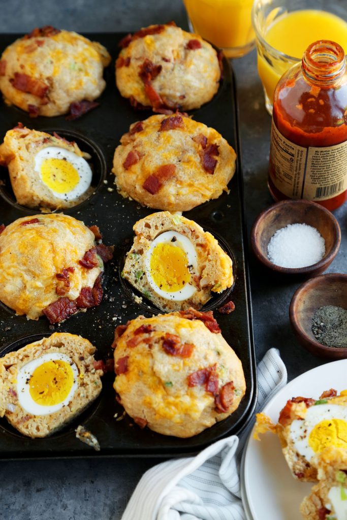 Bacon, Egg and Cheese Breakfast Muffins - Jonathan Melendez