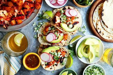 Salmon Al Pastor Tacos