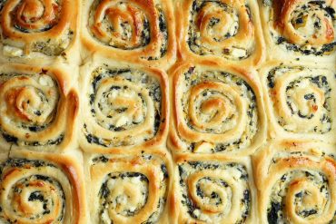Spinach Artichoke "Cinnamon" Rolls