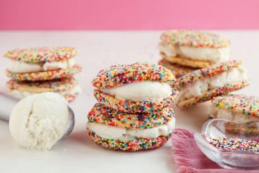 Sugar Cookie Ice Cream Sandwiches