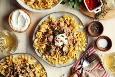 Ground Beef Stroganoff