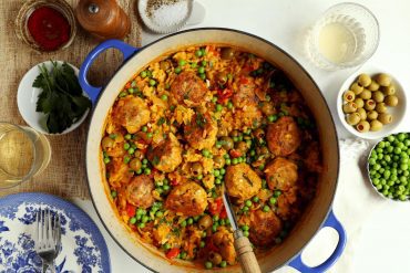 Arroz con Pollo Meatballs