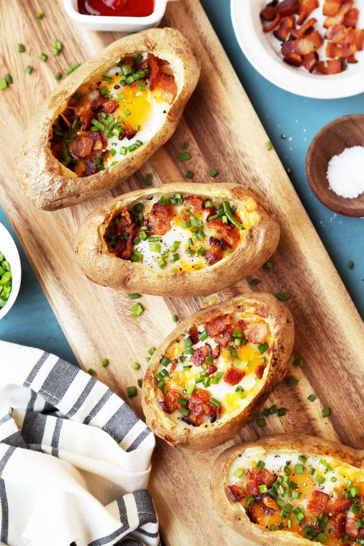 Breakfast Baked Potatoes - Jonathan Melendez