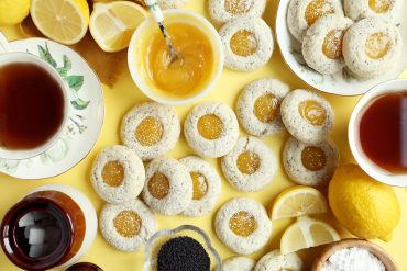 Lemon Poppy Seed Thumbprint Cookies