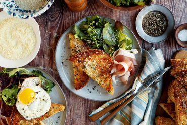 Savory Cacio e Pepe French Toast