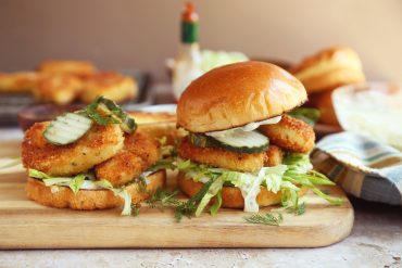 Fried Halloumi Sandwiches