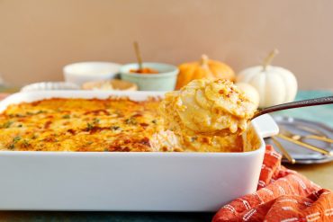 Creamy Pumpkin Scalloped Potatoes