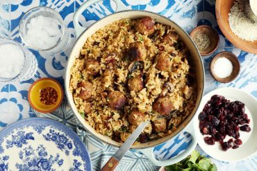 Turkey Meatball Rice Pilaf