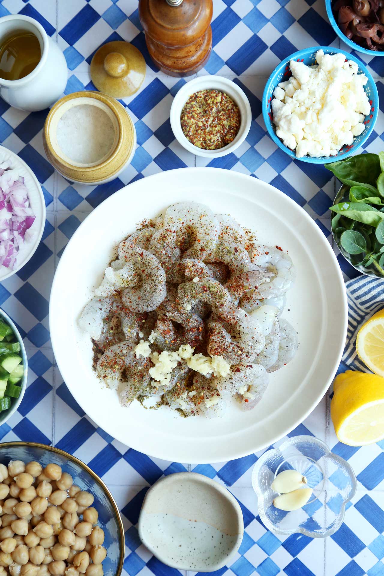 Greek Orzo Shrimp Salad - Jonathan Melendez