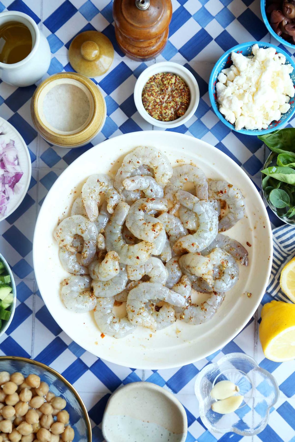Greek Orzo Shrimp Salad - Jonathan Melendez